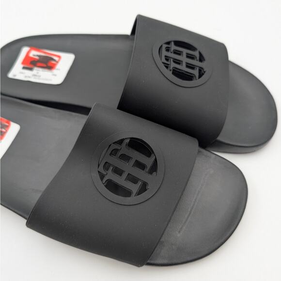 Tommy Hilfiger Dannya-X Comfort Slides Sandals Women's Black Size US10M EU41 - Picture 11 of 11